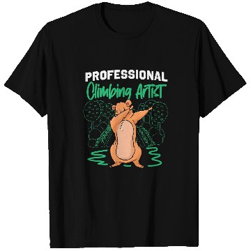 Discover Climbing Climber Groundhog Professional Climbing Artist Climb T-Shirts