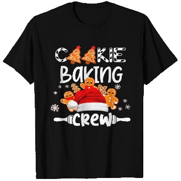 Discover Christmas Cookie Baking Crew Pajama Gingerbread Christmas 93 T-Shirts