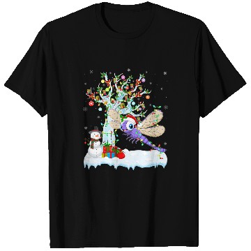 Discover Dragonfly xmass Element Tree Lighting Dragonfly Christmas 12 T-Shirts