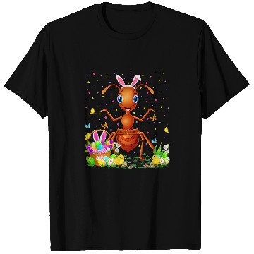 Discover Easter Ant Bunny Egg Hunting Ant Easter Sunday T-Shirts