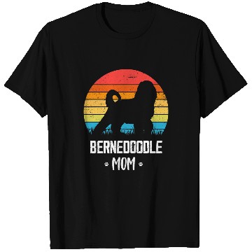 Discover Bernedoodle Mom Retro T-Shirts