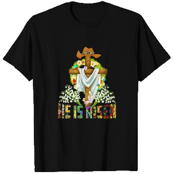 Discover He Is Risen From the Deads Flower T-Shirts