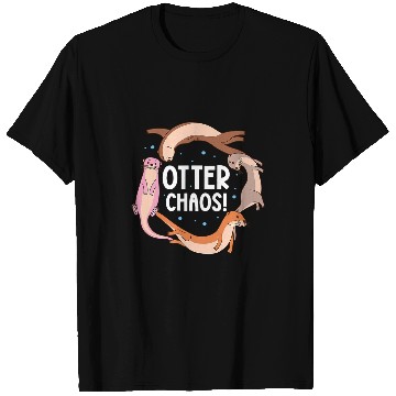 Discover Otters Chaos Sea Otters Weasel Kawaii T-Shirts