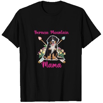 Discover Bernese Mountain Mama Cute Mama Bernese Mountain Dog Lover T-Shirts