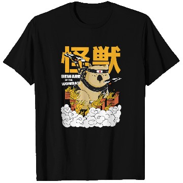 Discover Cute Australian Wombat Japanese Aesthetics T-Shirts
