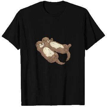 Discover Otters Couple Sea Otter Animal Lovers Love Each Otter T-Shirts