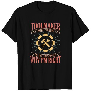Discover Toolmaker technology manufacturing dad worker technology 1 T-Shirts