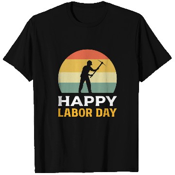 Discover Happy Labor Day Construction Worker T-Shirts