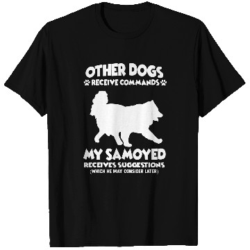 Discover Dog Samoyed Funny dog training motive Samoyed dog owner T-Shirts