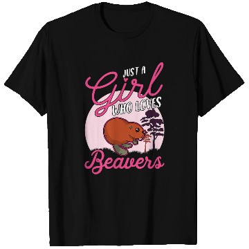 Discover Just a girl who loves Beavers 2 T-Shirts