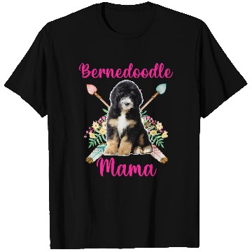 Discover Bernedoodle Mama Cute Mama Bernedoodle Dog Lover T-Shirts