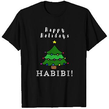 Discover Happy Holidays Habibi Arabic T-Shirts