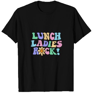 Discover Lunch Ladies Rock School Lunch Lady Squad Cafeteria Worker T-Shirts