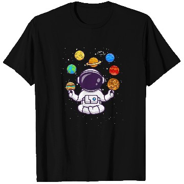 Discover Namaste Yoga Meditating Astronaut Astronomy Space Solar System Yoga Meditation T-Shirts