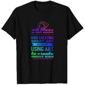 Discover Art class is about using art to create great kids T-Shirts