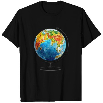 Discover Earth Globe Geography T-Shirts