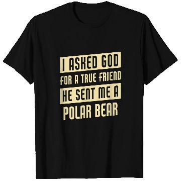 Discover Christian Sent Me A Polar Bear Funny Polar Bear Christ T-Shirts