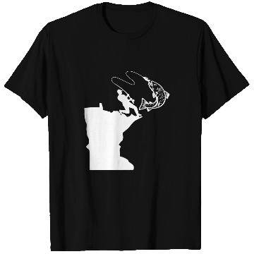 Discover Fishing Funny Minnesota Fishing MN Love To Fish Fisher T-Shirts