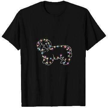 Discover Dog Maltese Christmas Light Funny Maltese Lover T-Shirts