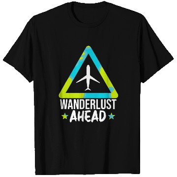Discover Artistic Wanderlust Ahead Illustration T-Shirts