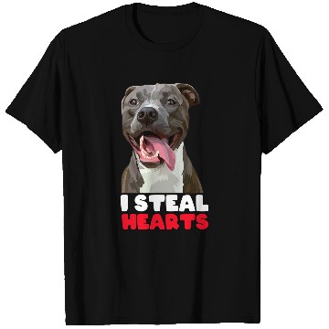 Discover Bully I Steal Hearts Valentines Pitbull Lovers 67 Pitbull Dog T-Shirts
