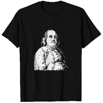 Discover Benjamin Ben Franklin American Revolution Art Tee T-Shirts