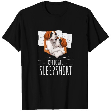 Discover Dog Saint Bernard Official Sleep T-Shirts
