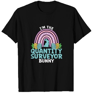 Discover Happy Easter Day Im the Quantity Surveyor Bunny T-Shirts
