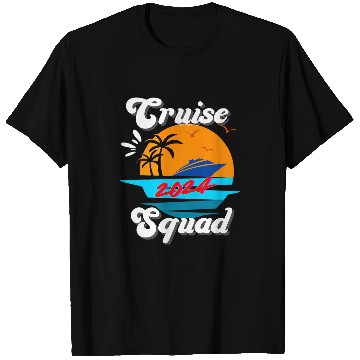 Discover Cruise Squad 2024 Family Matching Vacation Boat T-Shirts