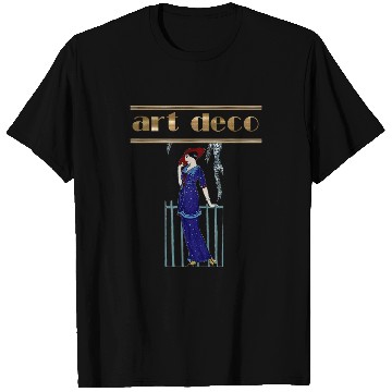 Discover Art Deco vintages woman classy 1920s designs T-Shirts