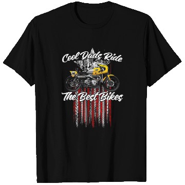 Discover Fathers Day Biker OldSchool Racing Motorcycle T-Shirts