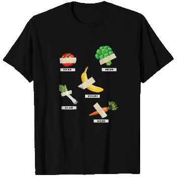 Discover Backprint Banana 120000 Banana Artwork T-Shirts