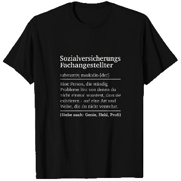 Discover Mens Insurance Social Security Worker T-Shirts