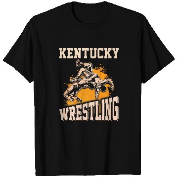Discover Kentucky Wrestling Dad Mom Gift For Wrestler Backside T-Shirts