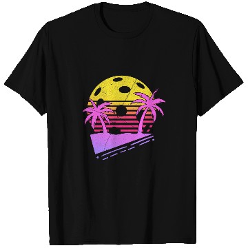Discover Awesome Retro Pickleball Player Gift Print Pickle Ball T-Shirts