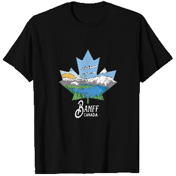 Discover Banff Alberta Canada National Park vintages Landscape T-Shirts