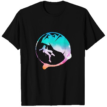 Discover Climbing Climber mountaineering mountain bouldering 515 mountain Climb T-Shirts