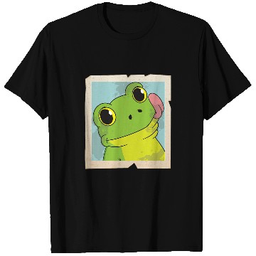 Discover Frog Toad selfie animal self portrait vintages photo T-Shirts