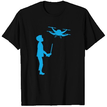 Discover Drone Quadcopter Pilot Flying Model Flight Quadcopter T-Shirts