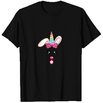 Discover Funny Easter Bunny Unicorns Rabbit Girl T-Shirts