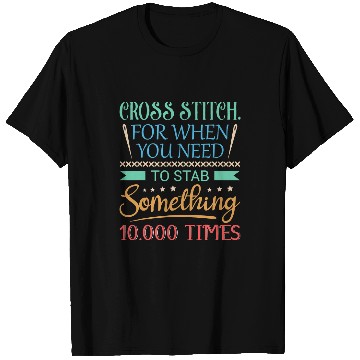 Discover Sewing Machine Funny Cross Stitch CrossStitch Sewing Stab T-Shirts