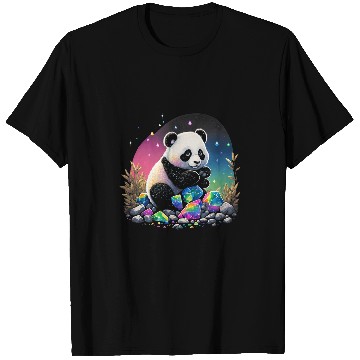 Discover Funny Bear Esoteric Panda Art Crystals Cute Illustration Design 2 2 Cute Bears T-Shirts