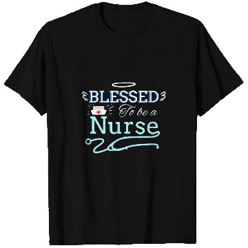 Discover Christian Womens Blessed to be a nurses Bible Jesus God Christian nurses Christ T-Shirts