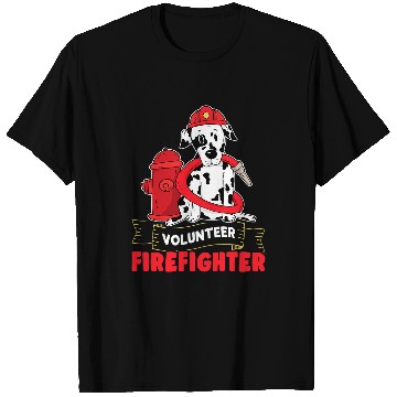 Discover Fireman Firefighter Volunteer Firefighter For Kids Firemen T-Shirts