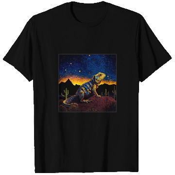 Discover Surrealism Starry Night Chuckwalla T-Shirts
