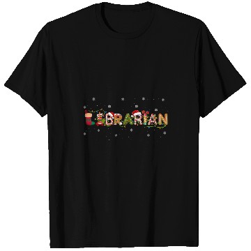 Discover Reading Book Merry Christmas Tree Love Reading Books Librarian Reader T-Shirts