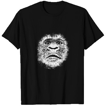 Discover Gorilla Face Portrait Wildlife Art T-Shirts