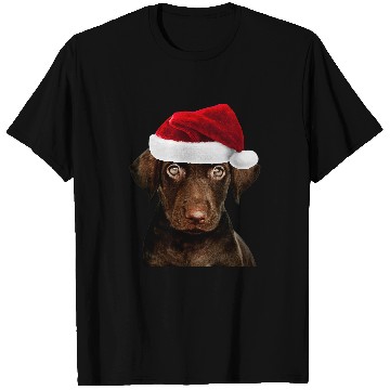 Discover Funny Labrador Lab Dog Chocolate Lab Puppy Image Labrador Retriever Christmas T-Shirts