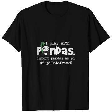 Discover Funny Bear I Play With Pandas Python Computer Coding Programmer Coder Cute Bears T-Shirts