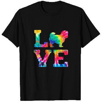 Discover Love Peekapoo Tie Dye Dog Mom Dad T-Shirts